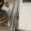 DIY Brushed Stainless Steel Outside Corner 1/2" x 1" Stove Perimeter Countertop Gap Filler Trim (48 inches Long) view 2