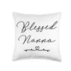 Blessed Nanna Throw Pillow view 1