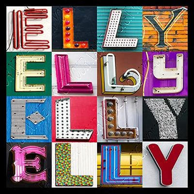 ELLY Personalized Name Poster Using Sign Letters (16X20")
