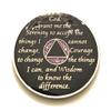 28 Year AA, Lavender, Purple, Bling, Glitter, Medallion, Bling, Chip, Coin, Token view 2