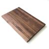 All Dark Black Walnut Cutting Board 15 x 10 with built in handles and Rubber Feet view 1