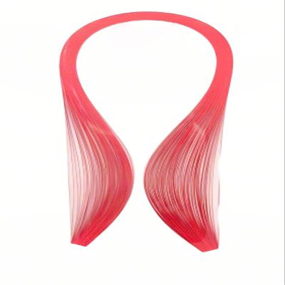 ODETOJOY 1/16 inch Quilling Paper Strips 1.5mm Solid Colors Succulents Plant DIY Single Color Paper Quilling Strip (red)