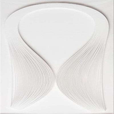 ODETOJOY 1/16 inch Quilling Paper Strips 1.5mm Solid Colors Succulents Plant DIY Single Color Paper Quilling Strip (White)
