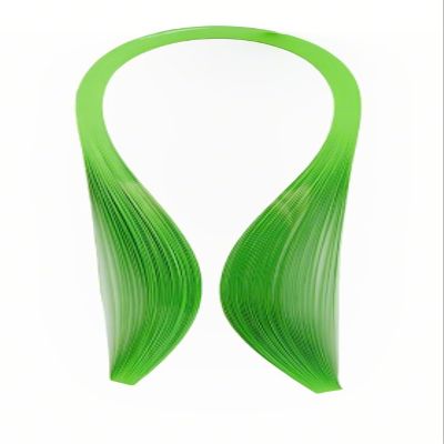 ODETOJOY 1/16 inch Quilling Paper Strips 1.5mm Solid Colors Succulents Plant DIY Single Color Paper Quilling Strip (Light Green)