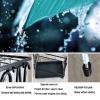 Umbrella Racks Hotel Commercial Umbrella Stand Holder, Large Capacity Umbrella Basket with Hook and Drip Tray, Can Hold 18-68 Umbrellas (Color : Brown, Size : 18 Holes 10 Hooks) view 3