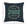 23 Year Old Bday Legend Since 2002 - Vintage 23rd Birthday Throw Pillow view 4