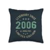 20 Year Old Bday Legend Since 2006 - Vintage 20th Birthday Throw Pillow view 1