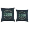 20 Year Old Bday Legend Since 2006 - Vintage 20th Birthday Throw Pillow view 3
