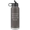 Father's Day Water Bottle From Son You are the Luckiest Dad in the World Insulated Tumbler 32oz BPA Free view 1