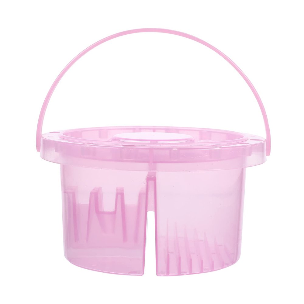 EXCEART 1pc Paint Brush Basin Multifunctional Paint Brush Washer with Holder for Boys and Girls Crafts and Art Classes Easy to Clean Portable Painting Tool Bucket for Artists