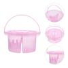EXCEART 1pc Paint Brush Basin Multifunctional Paint Brush Washer with Holder for Boys and Girls Crafts and Art Classes Easy to Clean Portable Painting Tool Bucket for Artists view 2