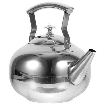 1pc Stainless Steel Boiling Tea Pot Filter Induction Compatible Kettle for Home Use Fast Heating Comfortable Handle Elegant Design for Tea Brewing