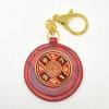 Feng Shui Red Sum-of-Ten Zodiac Hanging Round Keychain view 3