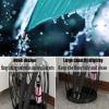 Umbrella Racks Blue Metal Umbrella Stand Holder, Entrance Umbrella Organizer for Hotel Cafes, with Hook and Drip Tray view 4