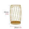 Umbrella Racks Golden Metal Umbrella Stand Holder, Decoration Umbrella Basket at The Entrance of Hotel, Office, Cafe, Can Hold 120-14 Umbrellas view 2