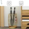 Umbrella Racks Golden Metal Umbrella Stand Holder, Decoration Umbrella Basket at The Entrance of Hotel, Office, Cafe, Can Hold 120-14 Umbrellas view 3