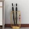 Umbrella Racks Golden Metal Umbrella Stand Holder, Decoration Umbrella Basket at The Entrance of Hotel, Office, Cafe, Can Hold 120-14 Umbrellas view 4