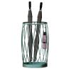Umbrella Racks Modern Metal Umbrella Stand Holder, Space-Saving cue Stick Umbrella Storage Basket with 4 Hooks, Waterproof and rustproof (Color : Blue) view 1