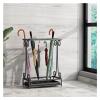 Umbrella Racks Large-Capacity Umbrella Stand Holder, Space-Saving Hotel School Bank Entrance Umbrella Storage Basket, Easy to Install (Color : Black, Size : 44x24x60cm) view 1