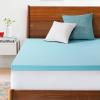 EASELAND King Size Memory Foam Mattress Topper 2 Inch Gel Infused Bed Foam Topper (King, 2 Inches) view 1
