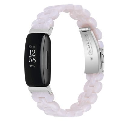 KangPlus Compatible for Fitbit Inspire HR / Inspire Band,Resin Replacement Band with Stainless Steel Buckle Band Wristband Strap Adjustable 5.5-7.87 inch Compatible for Fitbit Inspire/Inspire HR
