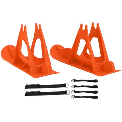 Snow Sledge Board Children's Balanced Car Skis for Balancing Bicycle Scooter Parts and Non Pedal Training Bicycle Walkers(Orange)