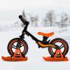 Snow Sledge Board Children's Balanced Car Skis for Balancing Bicycle Scooter Parts and Non Pedal Training Bicycle Walkers(Orange) view 3