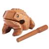 Thailand Wooden Frog Instrument Croaking Musical Instrument Percussion Instrument Traditional Craft Home Office Lucky Decor(#5) view 1