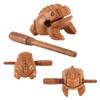 Thailand Wooden Frog Instrument Croaking Musical Instrument Percussion Instrument Traditional Craft Home Office Lucky Decor(#5) view 4