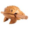 Raguso Thailand Wooden Frog Instrument Croaking Musical Instrument Percussion Instrument Traditional Craft Home Office Lucky Decor(#4) view 2