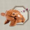 Raguso Thailand Wooden Frog Instrument Croaking Musical Instrument Percussion Instrument Traditional Craft Home Office Lucky Decor(#4) view 4