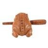 Raguso Thailand Wooden Frog Instrument Croaking Musical Instrument Percussion Instrument Traditional Craft Home Office Lucky Decor(#3) view 3