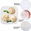 200 pieces of oil paper baking air fryer pad paper, square steaming paper perforated silicone oil paper for oven pot pad baking frypot steamer (9 inch) view 2