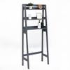 63.6 x 25.5 x 152 cm(L x W x H) 3-Tier Over-The-Toilet Storage Over-The-Toilet Rack, C Laundry Room Space Saver, 3-Shelf Bathroom Organizer Over The Toilet Storage, Bathroom Shelf Over Toilet view 1