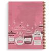 Gotcha Covered Notebooks Softcover Lick The Spoon 8.5" x 11" Recipe Spiral Notebook/Journal, 120 Recipe Pages, Durable Gloss Laminated Cover, Gold Wire-o Spiral. Made in the USA view 2