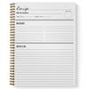 Gotcha Covered Notebooks Softcover Lick The Spoon 8.5" x 11" Recipe Spiral Notebook/Journal, 120 Recipe Pages, Durable Gloss Laminated Cover, Gold Wire-o Spiral. Made in the USA view 4