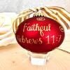 3 1/4" Collectable Bible Hero Glass Ornament Made in USA | Hugs Special Occasions Keepsake Gifts | view 3
