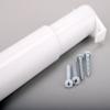 48in. to 72in. White Adjustable Closet Rod RP0021-48-72 view 1
