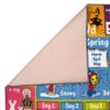 Looney Tunes Educational Kids Rug  ABC Alphabet, Seasons, Months & Days Learning Mat  Soft Interactive Carpet for Classroom, Playroom & Bedroom 8x10 view 3