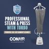 Conair Full Size Garment Steamer for Clothes, Turbo ExtremeSteam 1875W Professional Steam and Press view 2