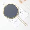 ARTIBETTER Round Makeup Mirror Wall Mount Metal Frame Smooth Surface Handheld Home Travel Use view 4