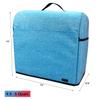 TORISING Stand Mixer Dust-proof Cover with Organizer Bag for Kitchenaid Mixer, Multi Pockets for Various Kitchen Appliance Accessories (Blue, 4.5-5 Quart) view 2