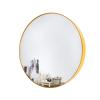 LIGUOYI Circle Mirror, Round Bathroom Wall Mirror, 20" Brushed Metal Frame Wall Mounted Circle Mirror, Modern Vanity Mirror, for Bathroom, Vanity, Living Room, Bedroom, Entryway Wall Decor view 1