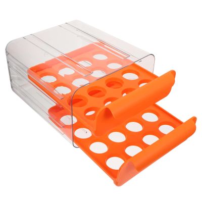 Refrigerator Drawer Type Holder Compartments for Kitchen Storage and Organization Portable Case for Picnics and Travel
