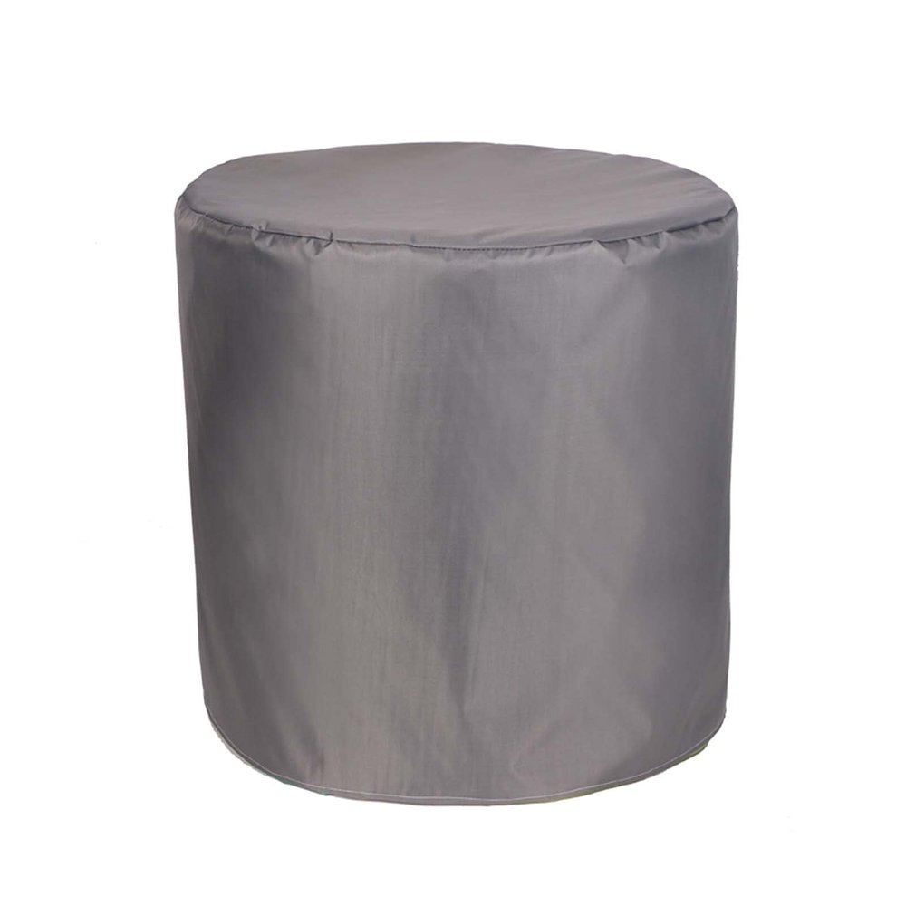 FOGUO Garden Table and Chairs Covers 56X27in, Outdoor Furniture Covers Waterproof Round, Patio Furniture Set Covers Circular, Windproof and Anti-UV Protective Covers