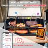 ThermoPro 650 ft Bluetooth Meat Thermometer with 4 Color-Coded Probes, Wireless Meat Thermometer Digital Wireless with Timer, Commercial Cooking Tools & Utensils Rechargeable for Smoker Oven view 3