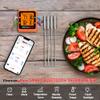 ThermoPro 650 ft Bluetooth Meat Thermometer with 4 Color-Coded Probes, Wireless Meat Thermometer Digital Wireless with Timer, Commercial Cooking Tools & Utensils Rechargeable for Smoker Oven view 4