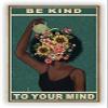 Be Kind to Your Mind Metal Tin Sign,Water The Flowers, Metal Tin Signs Poster Wall Decor for Bar Cafe Home Garage 12x17 Inch view 1