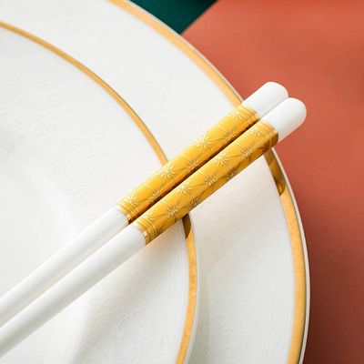 chop sticks,Reusable Chopsticks Reusable Ceramics Chopsticks6 Pairs Chinese Bone China Chopsticks Gift Set,Dishwasher Safe Chop Sticks suitable For Asian Food (Color : C)
