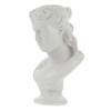 VOSAREA White Statue Pen Holder Pen Container Office Pen Holder Sculpture Pen Holder Desktop Decor Flower Vase Figurine Pen Holder Cosmetic Brush Holder Portrait Sculpture Makeup Holder view 1